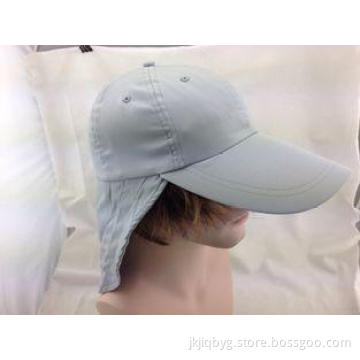 Gray Microfiber Mesh Running Hats Polyester Racing Cap with